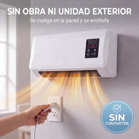 Frostly se cuelga en la pared y se enchufa, sin obra ni unidad exterior