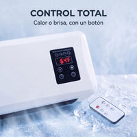 Panel de control y mando a distancia del climatizador Frostly