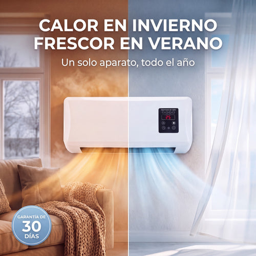 Climatizador de pared Frostly: calor en invierno y frescor en verano, un solo aparato